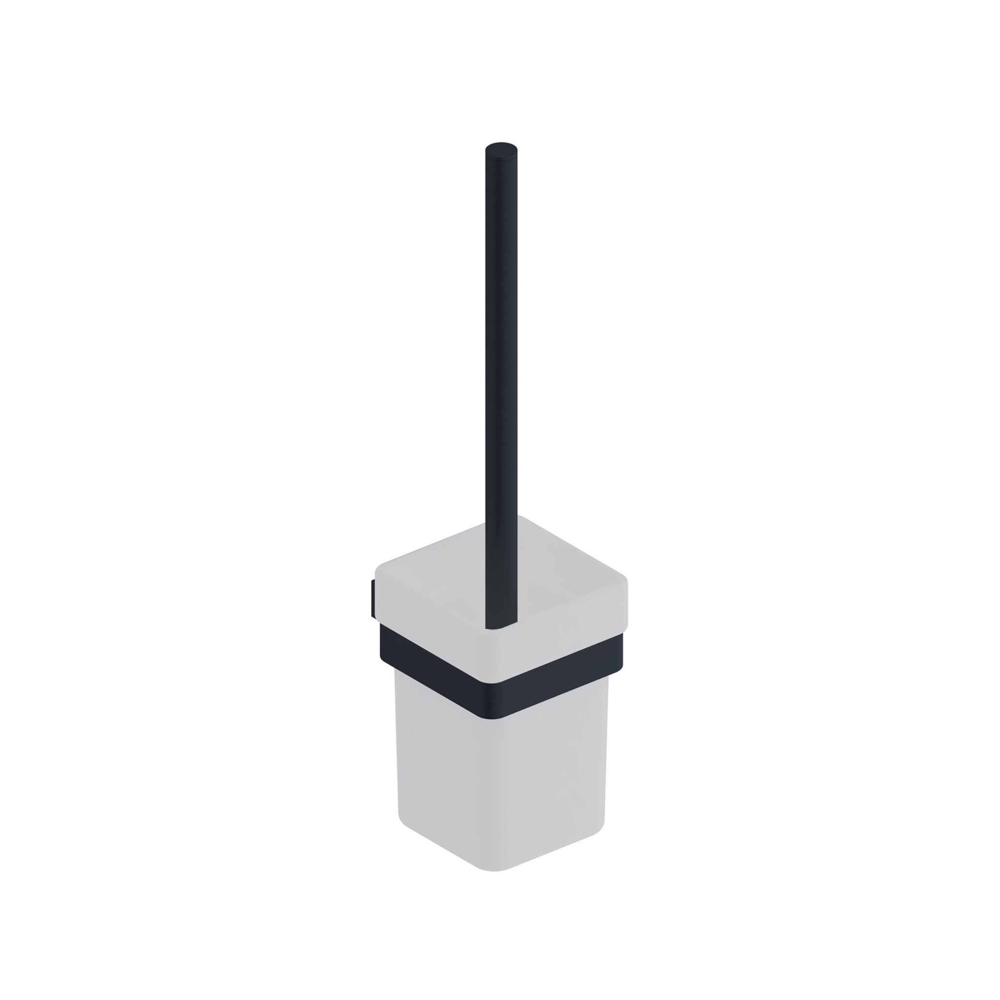 Mono Toilet Brush Set Matt Black
