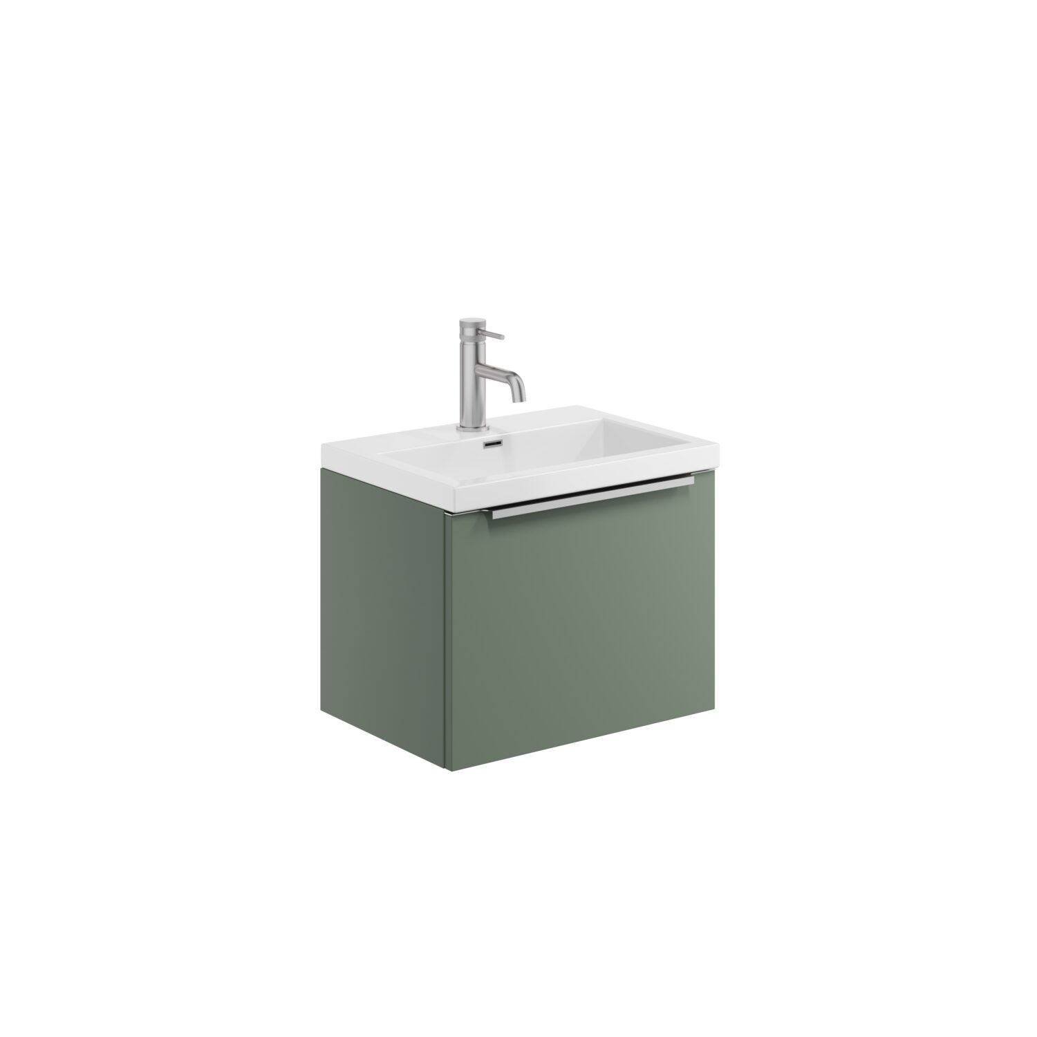 Muro 500 Basin Wall Cabinet - Reed Green