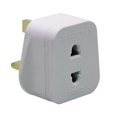 Adaptor Shaver 13Amp - 1Amp Fuse