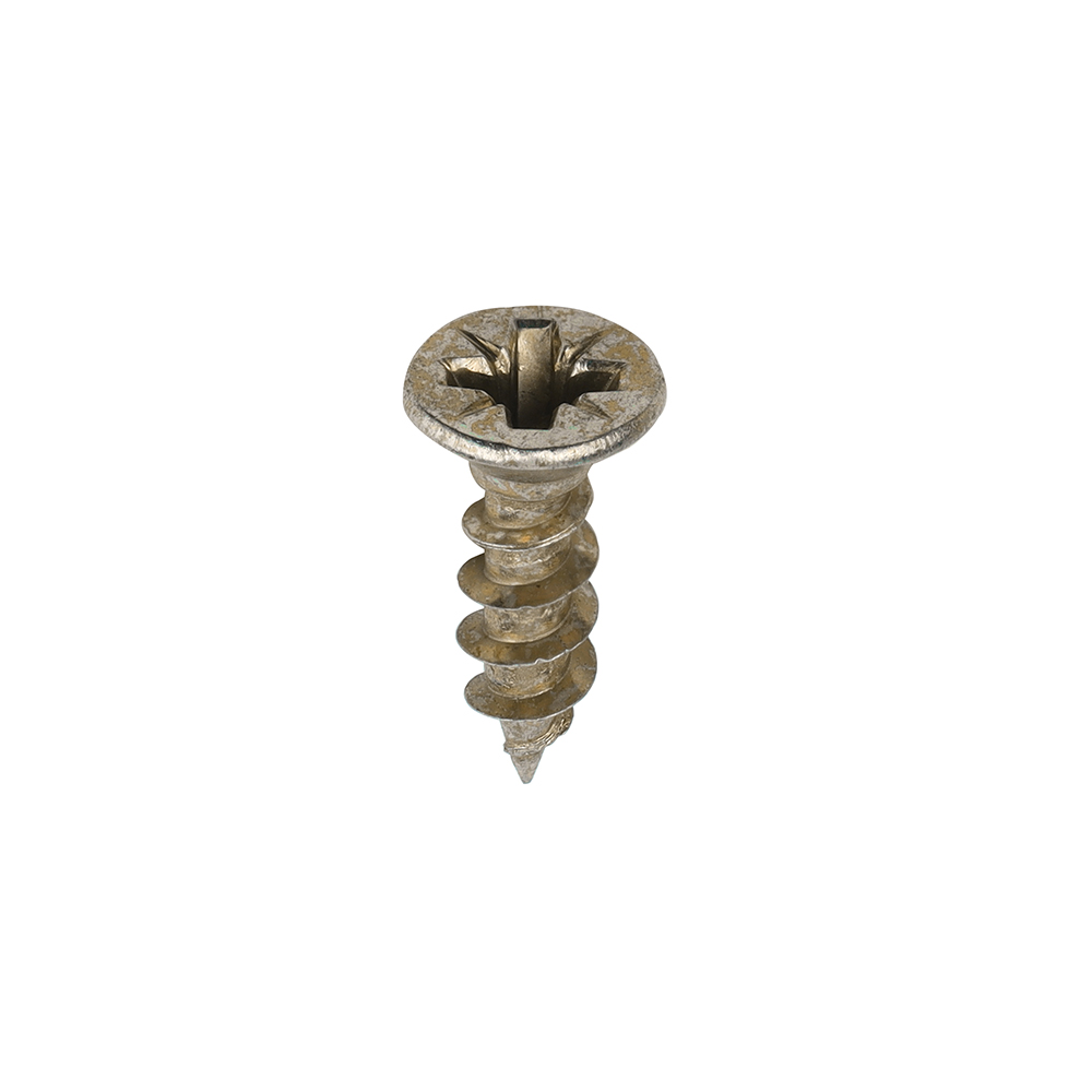 4.0 x 15 Solo Woodscrew PZ2 CSK ZYP