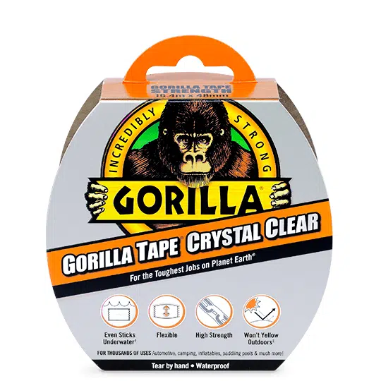 Gorilla Tape Crystal Clear 8.2m
