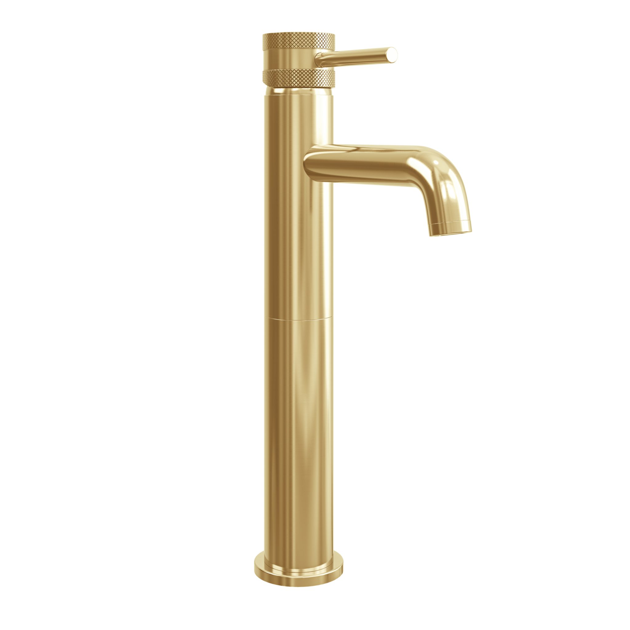 Core Tall Mono Basin Mixer Brass