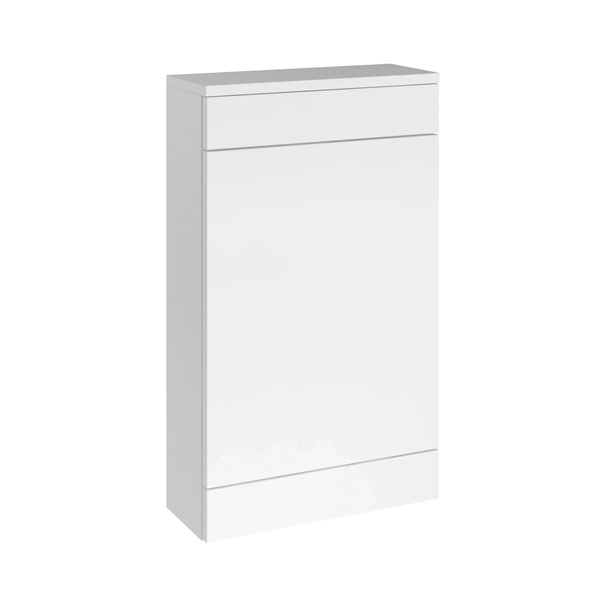 Novum 50cm Back to Wall Unit, White