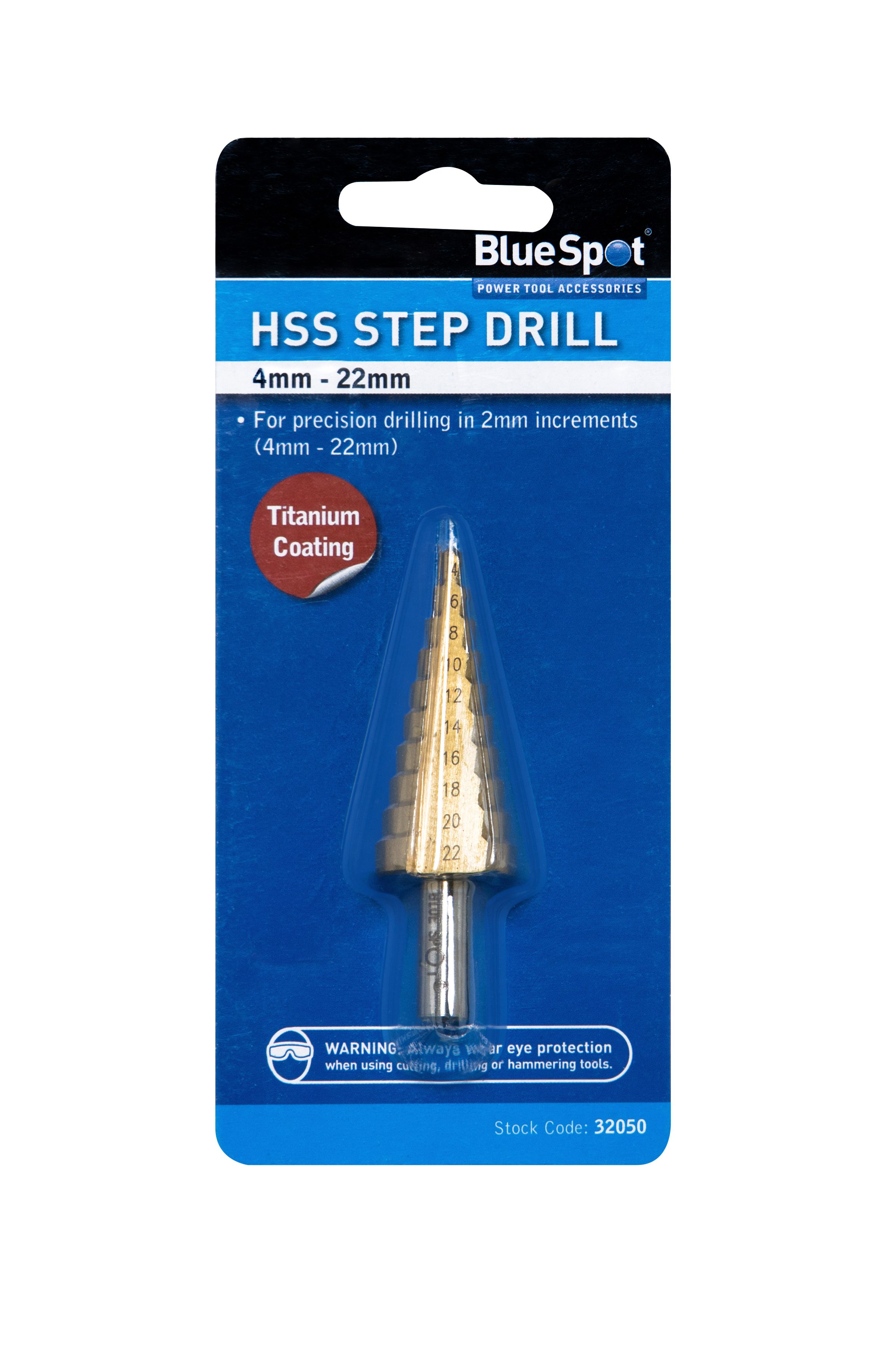 Blue Spot Tools HSS Step Drill (4-22mm)