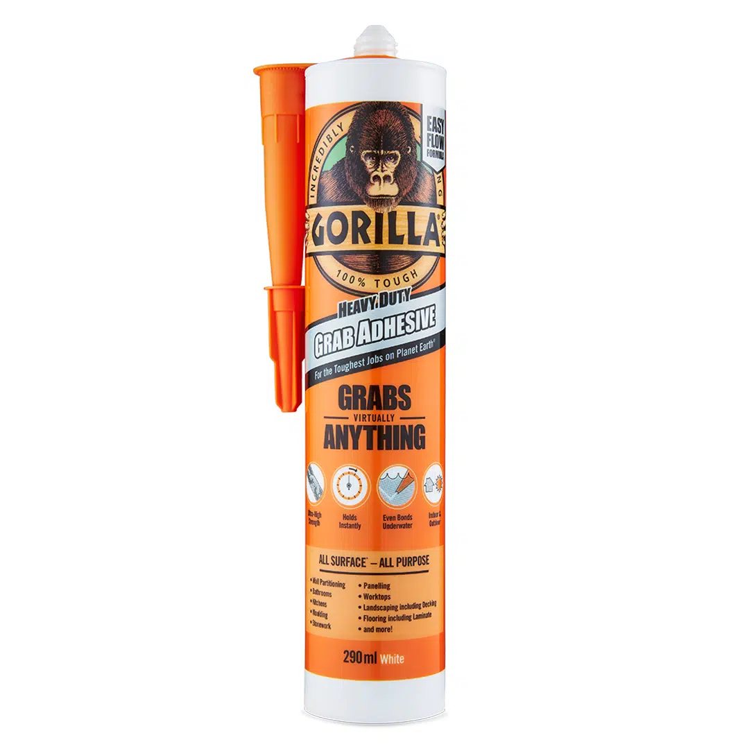 Gorilla Heavy Duty Grab Adhesive White 290ml