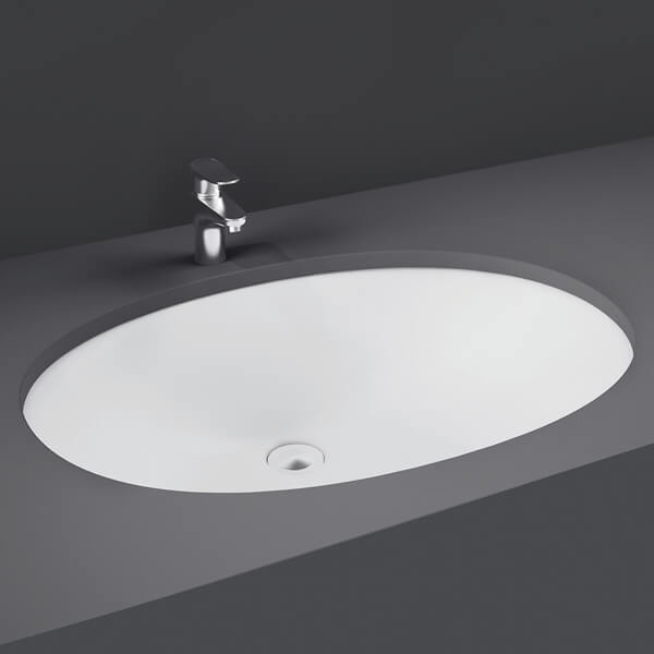 RAK-Rosa 57cm Under Counter Wash Basin