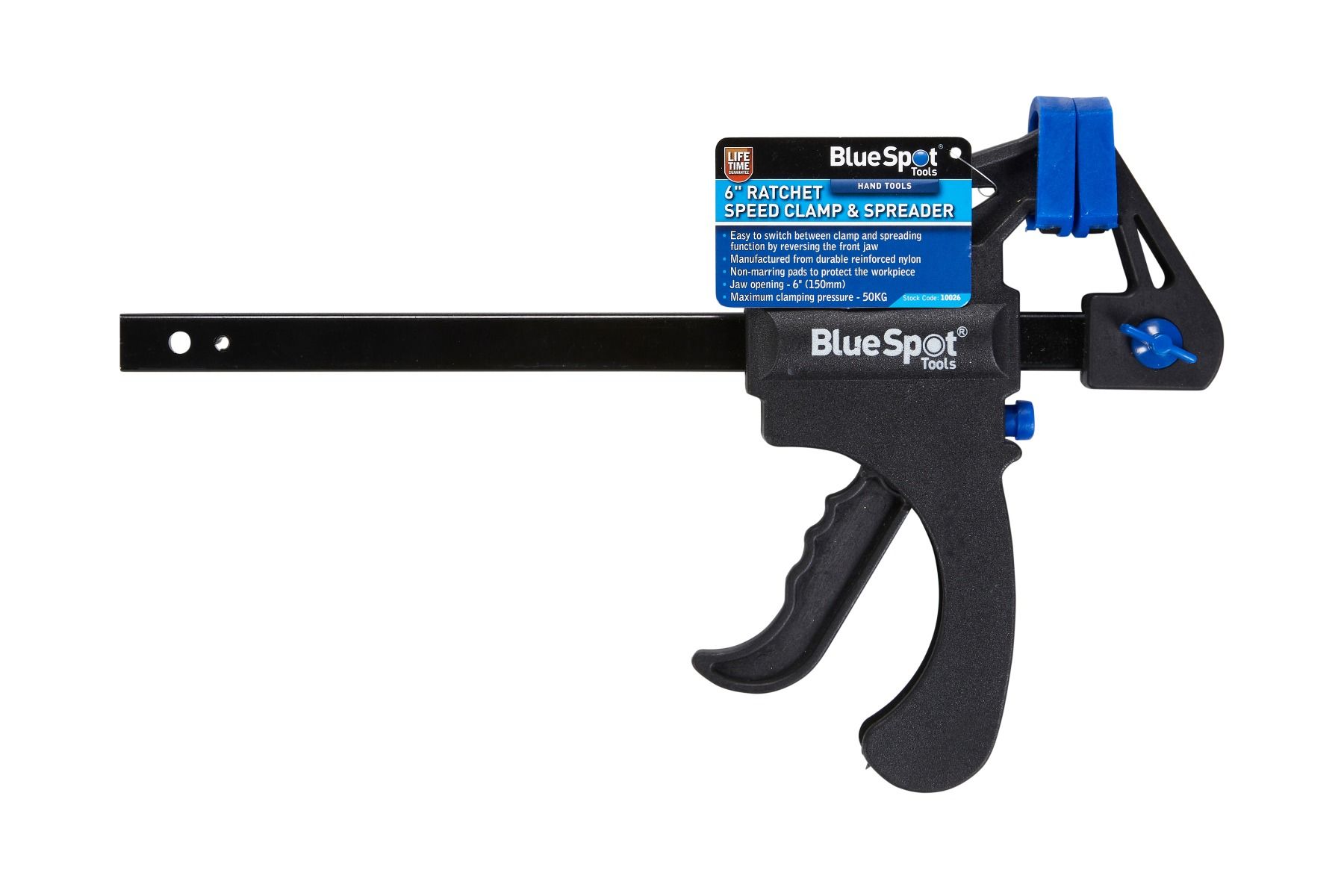 Blue Spot Tools 6" Ratchet Speed Clamp & Spreader