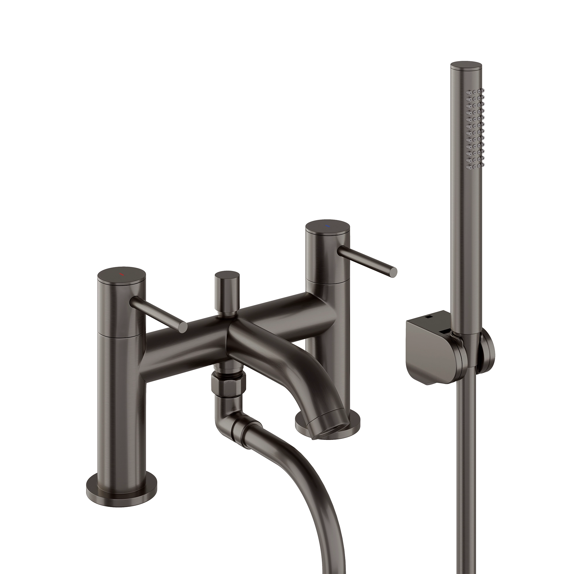 Atlas Bath Shower Mixer Gunmetal