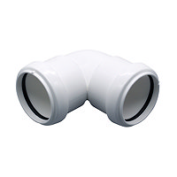 Floplast 32mm 90° Bend Push-Fit White (WP10W)