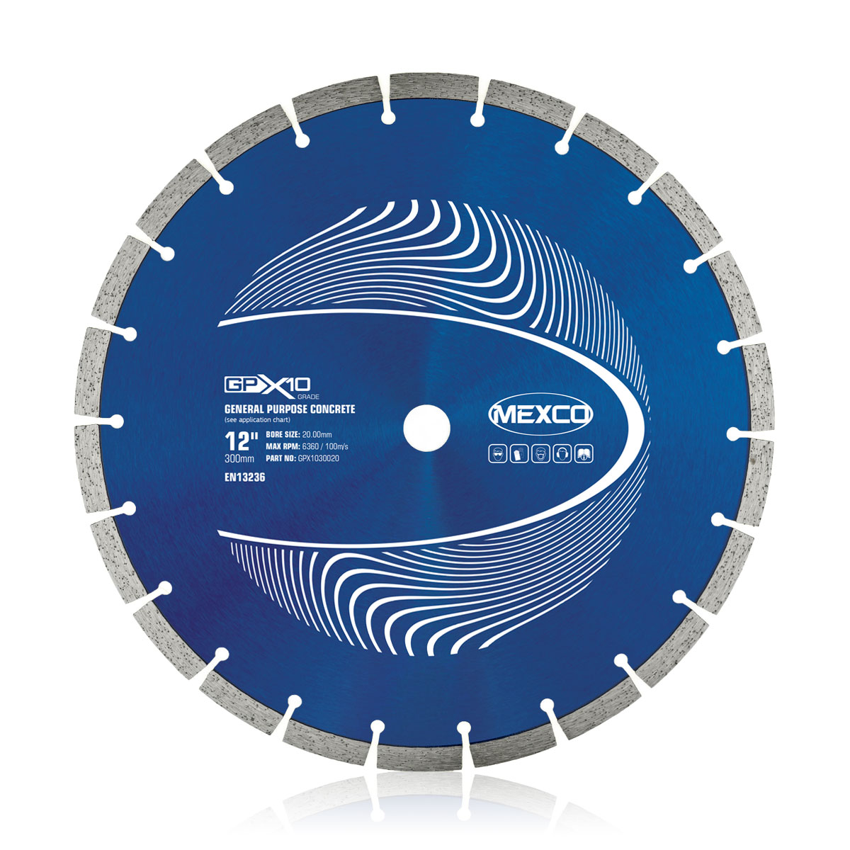 Mexco GP Concrete 10mm Diamond Blade 300mm