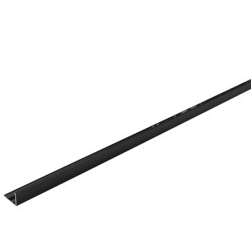 10mm Bright Black L Shape Tile Edge