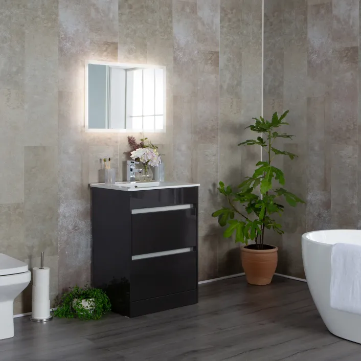 Golita Modern Sofia Light Brown PVC Wall Panel, 250x2600mm | S26