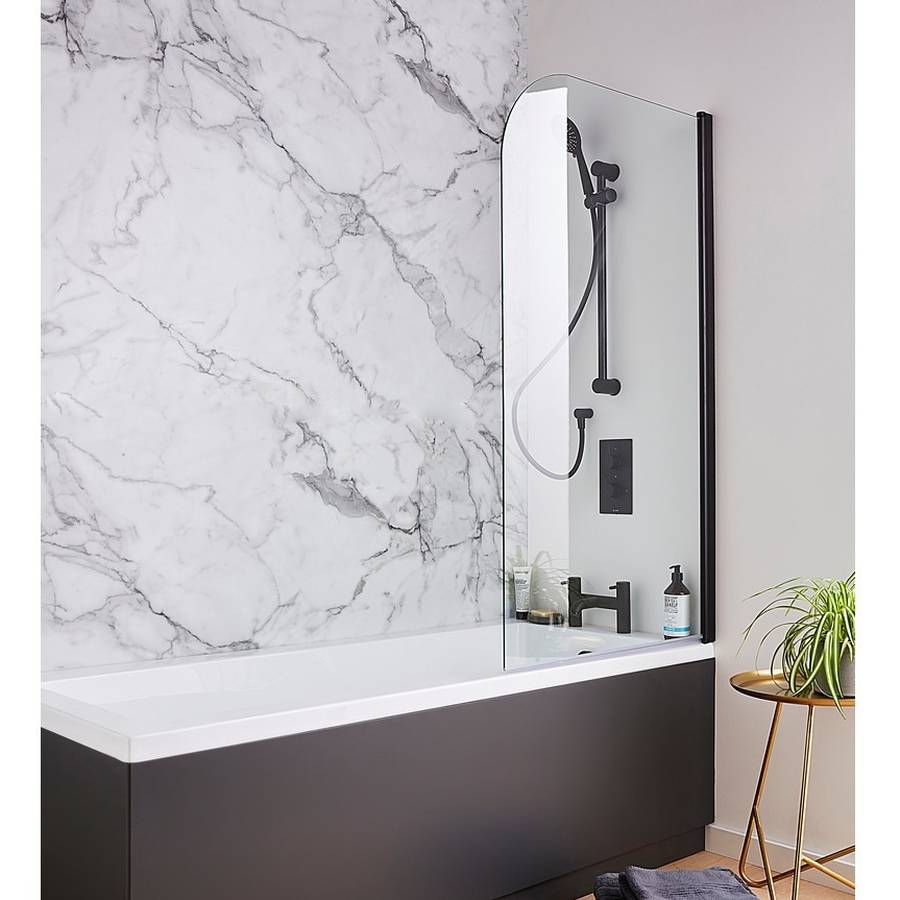 Nero Round Bath Screen
