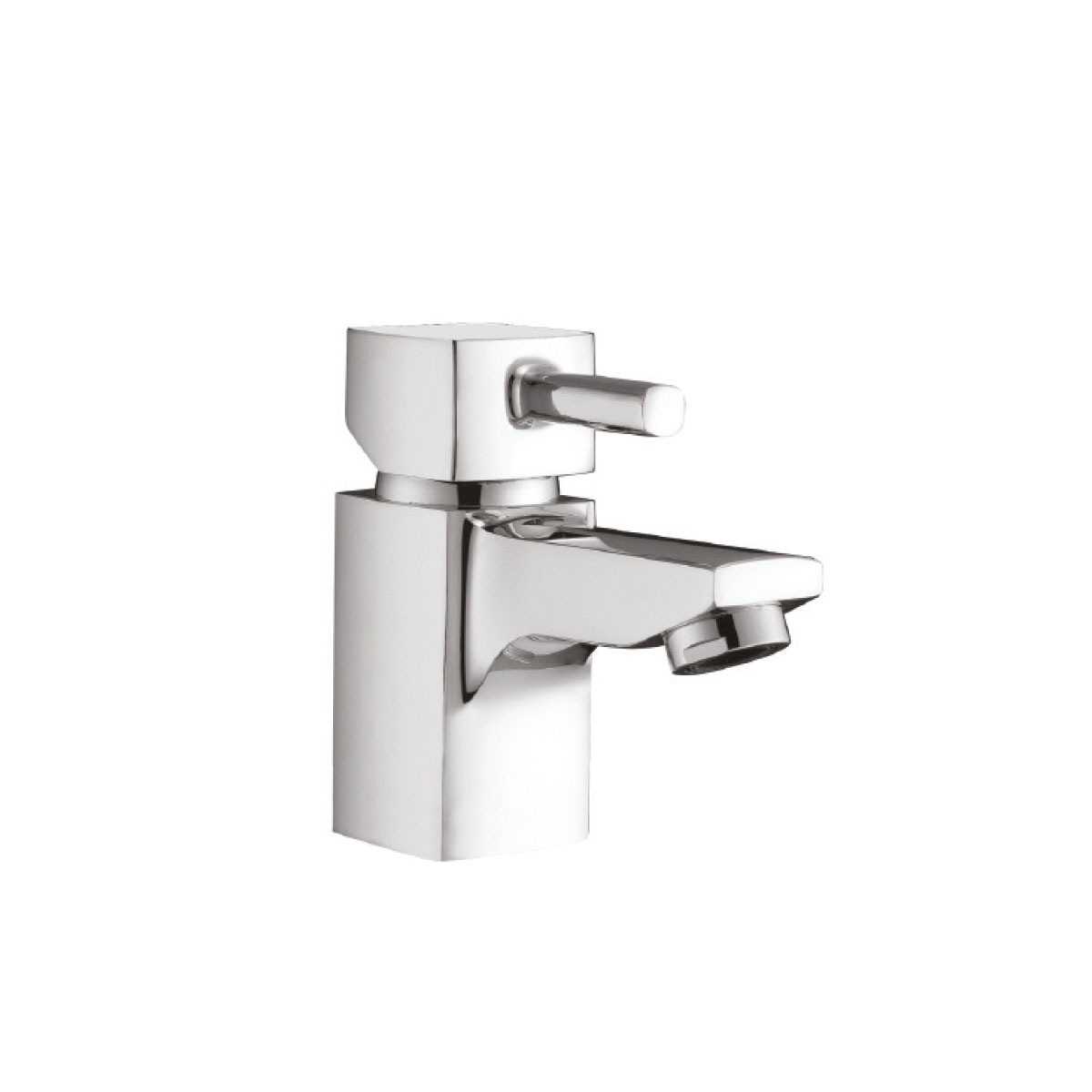 Forme Mini Mono Basin Mixer with Push Waste