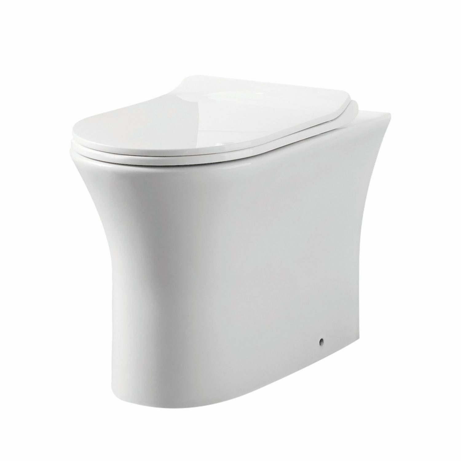 Deia Rimless Comfort Height Back To Wall Pan & Soft Close Seat 