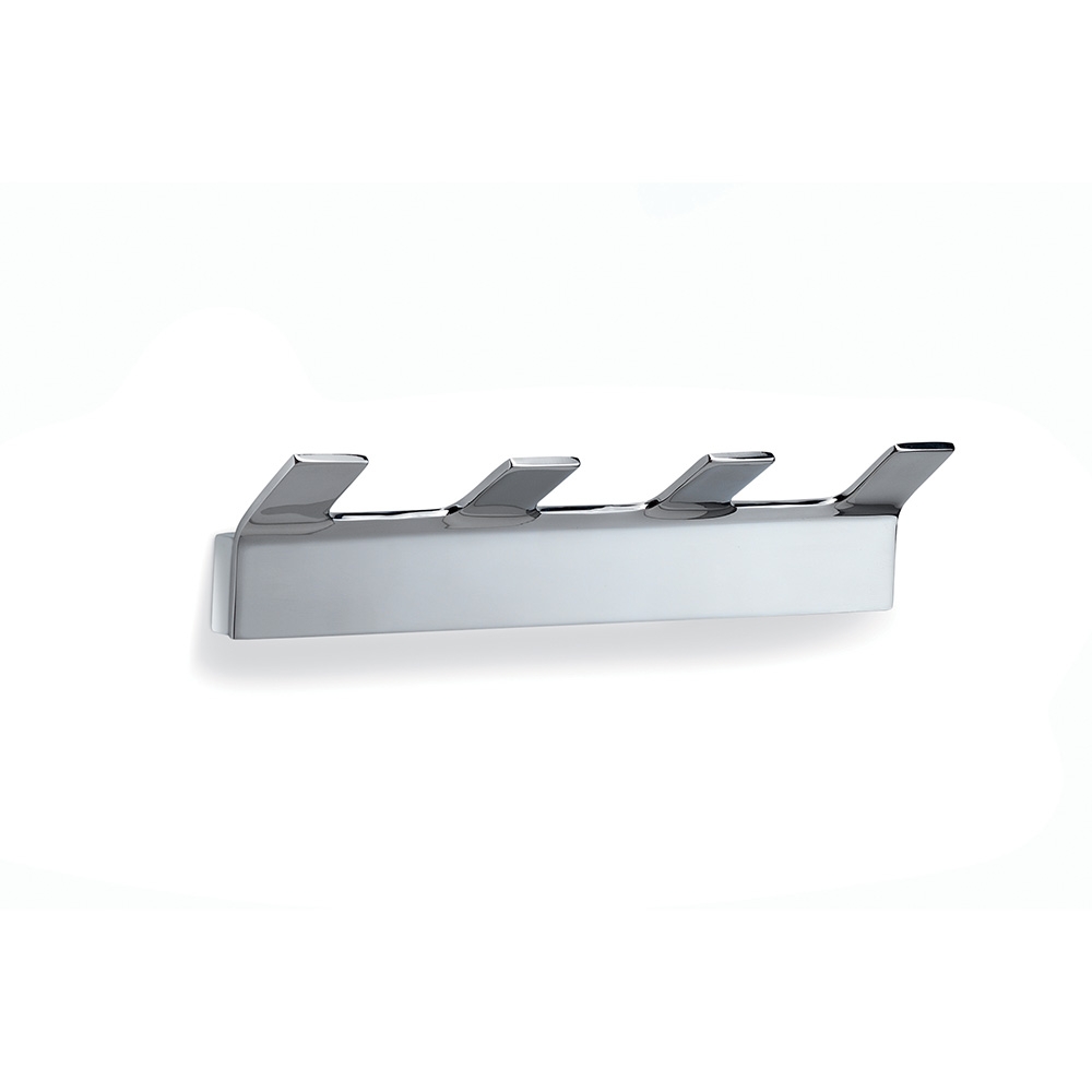 Gedy Rectangular Multiple Hook - Chrome