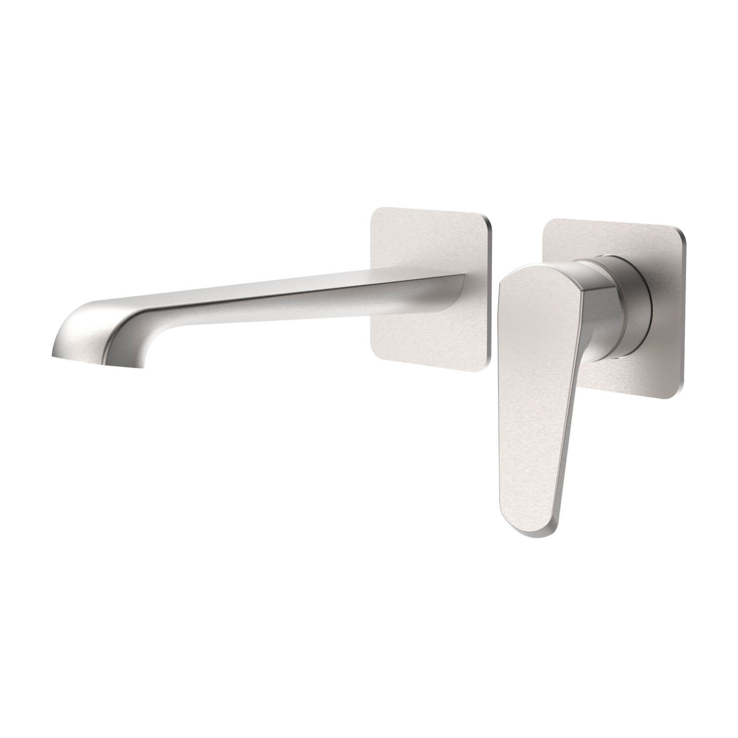 Montana Wall Mounted Bath Mixer Brushed nickel