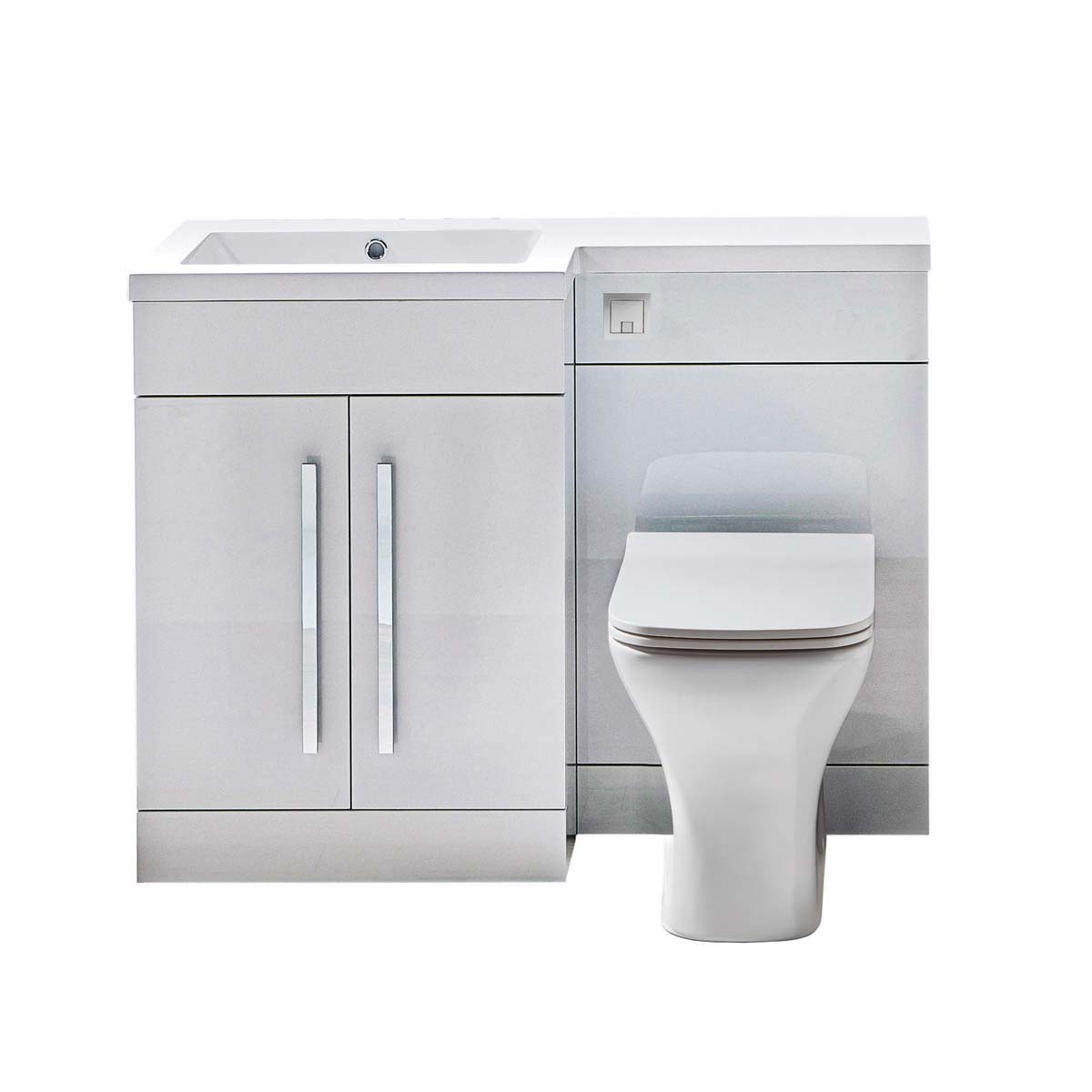 Waterguard 600 Left Hand Cabinet & WC Unit - High Gloss