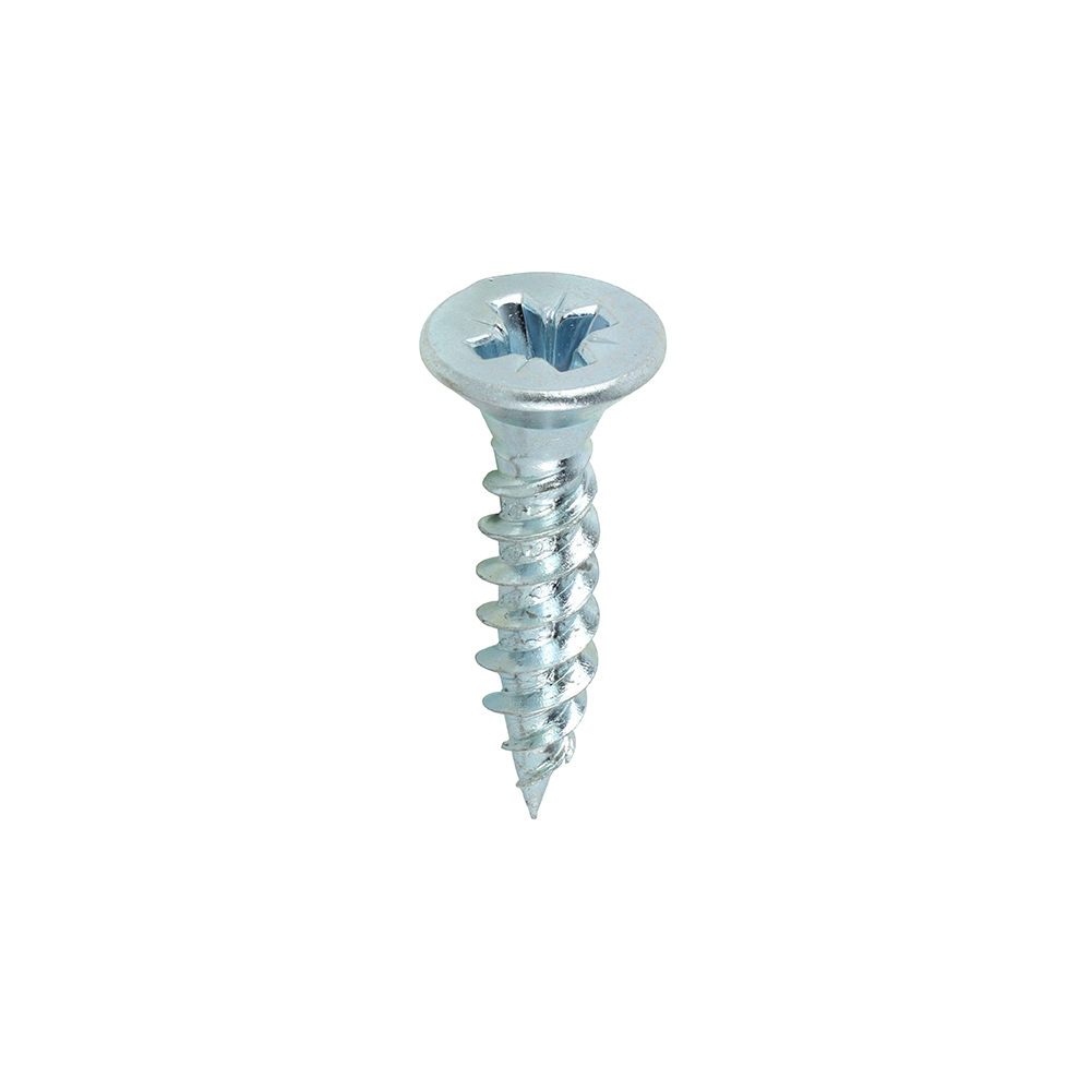 12 x 1 Twin Woodscrew PZ3 CSK Zinc
