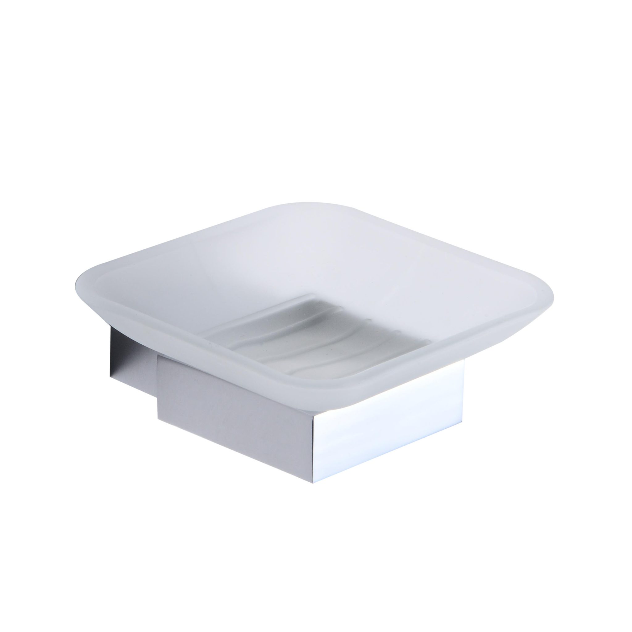 Alpha Soap Dish Holder Chrome