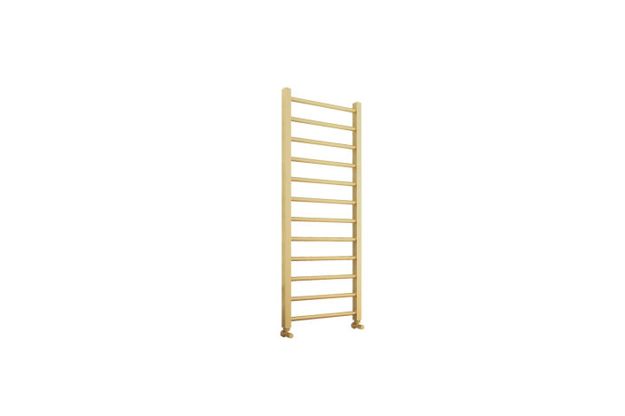 Scudo Vibe Towel Rail, 1200 x 500 — Brushed Brass
