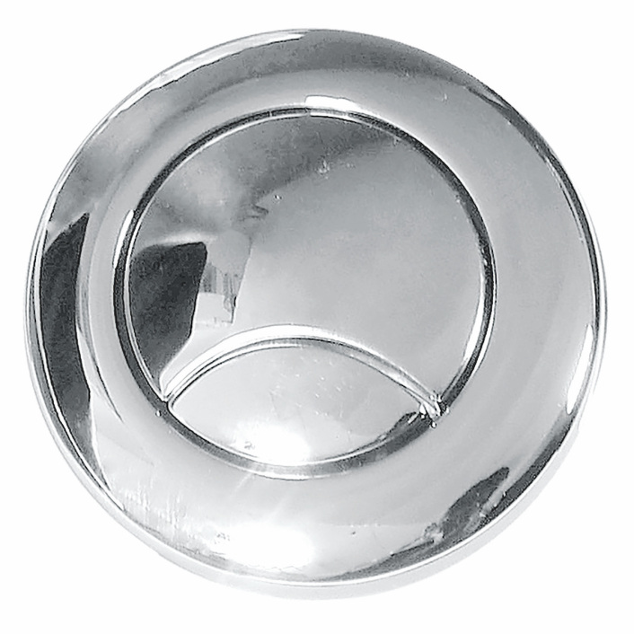 Scudo Linea™ Round Polished Chrome Flush Button