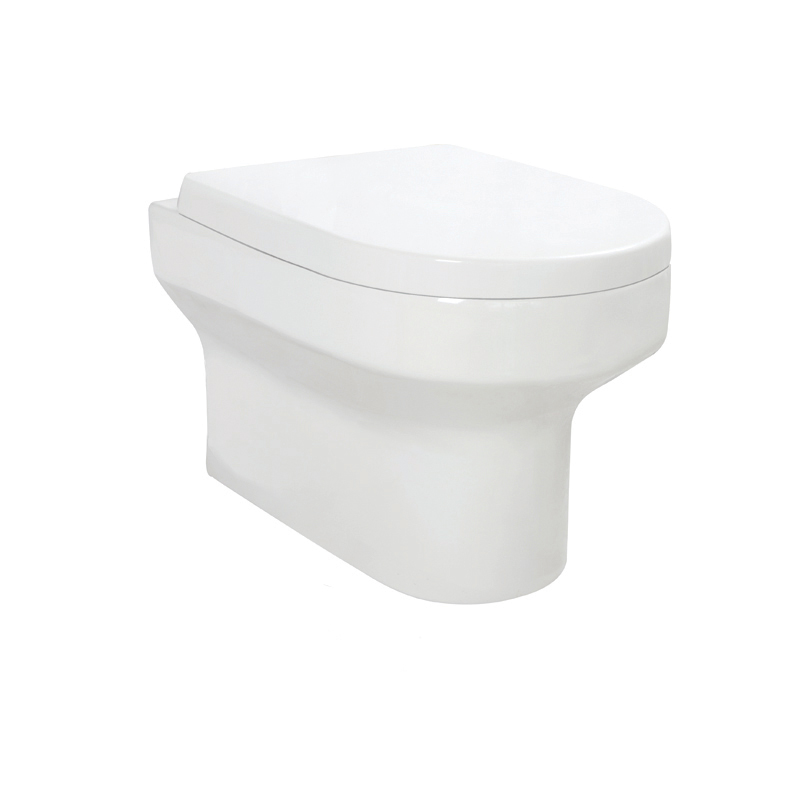Spa Wall Hung Pan & D Shape Soft Close Seat