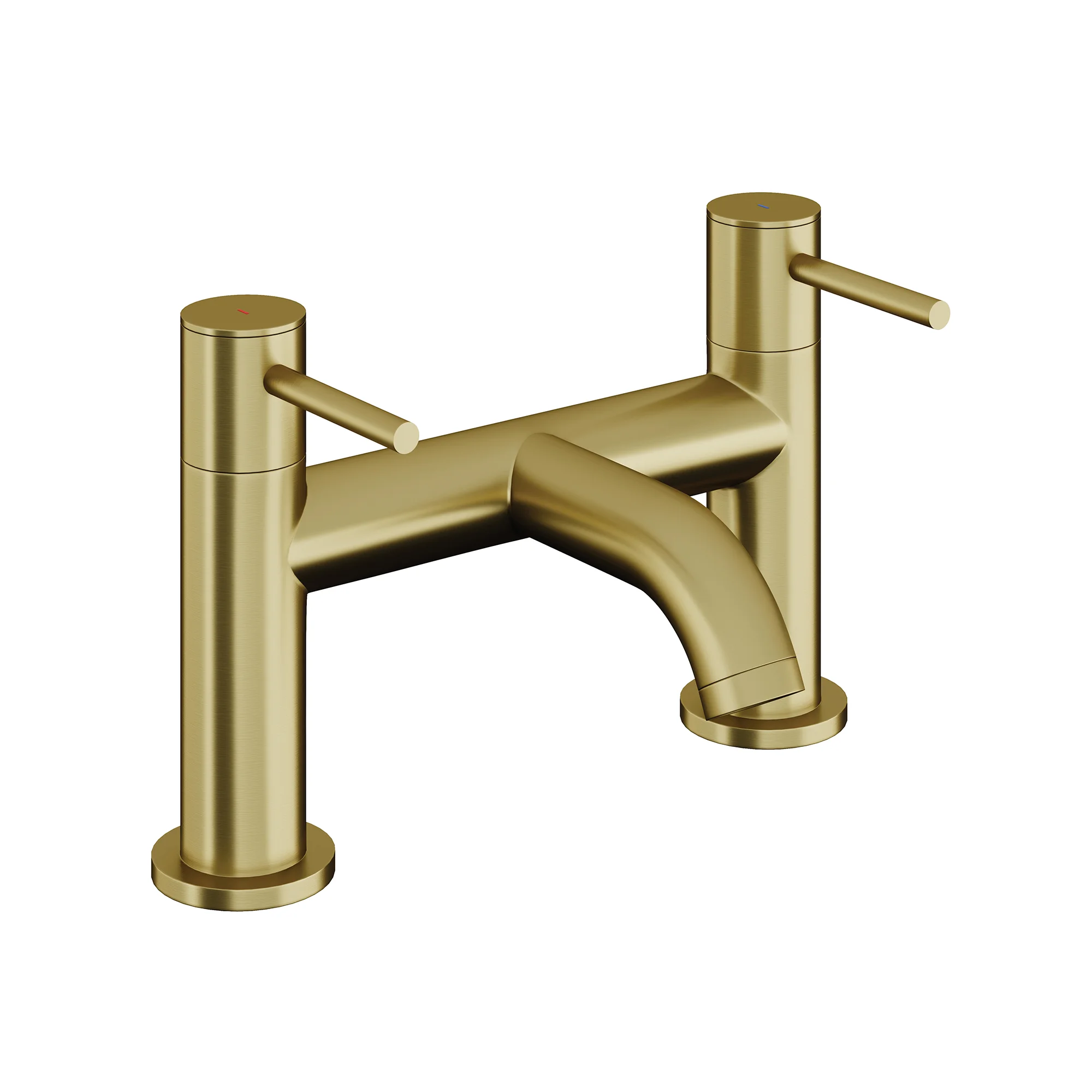 Novum Atlas Bath Filler Brushed Brass