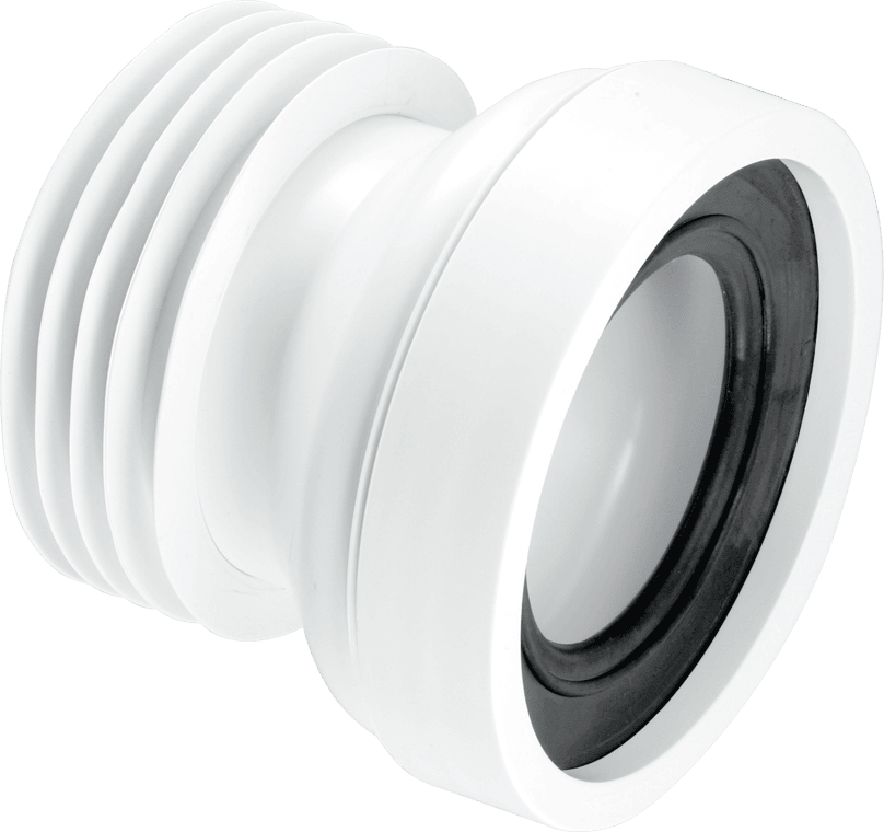 McAlpine 4" Rigid WC Connector Straight