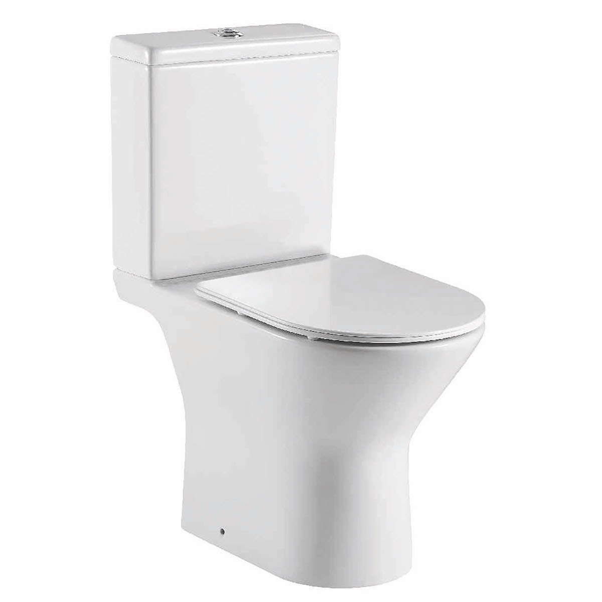 Middleton Rimless Open Back Pan Including Cistern & Soft Close Seat