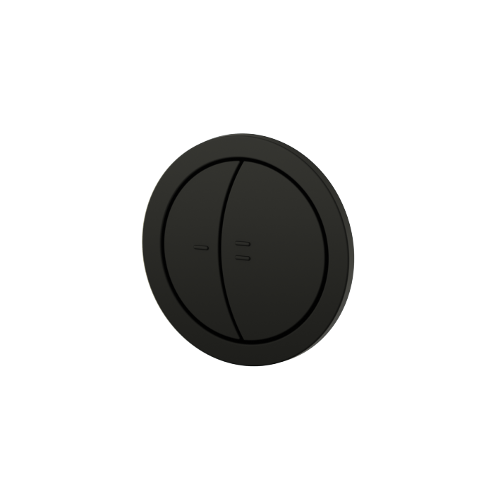 Aqualla Vesper Flush Button, Matt Black