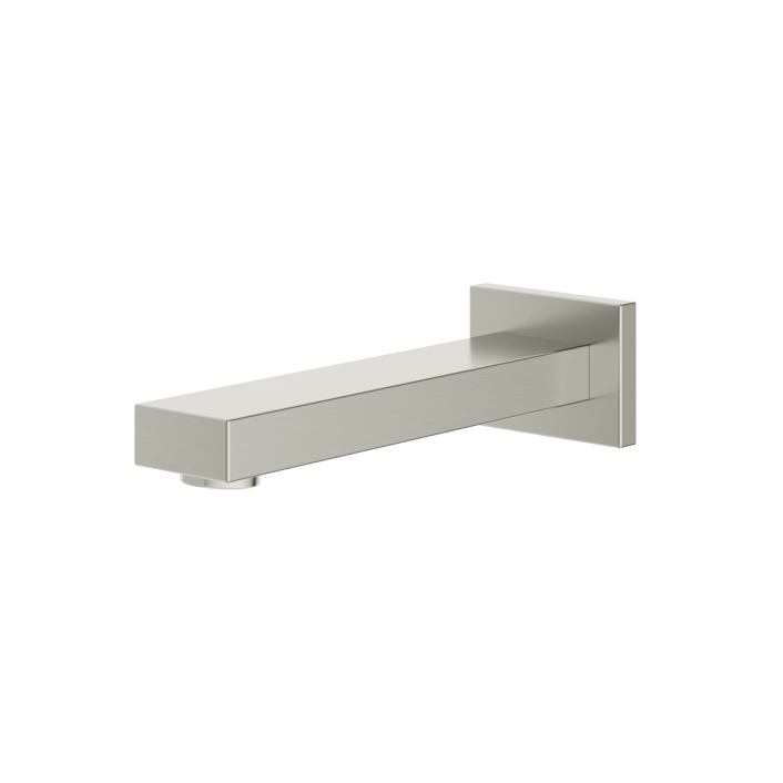 Aqualla Ferrum Square Bath Spout, Brushed Nickel