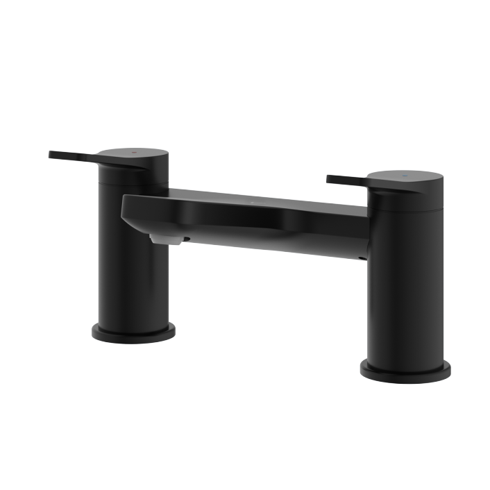 GS-av-bf-bl Axis Bath Filler, Matt Black