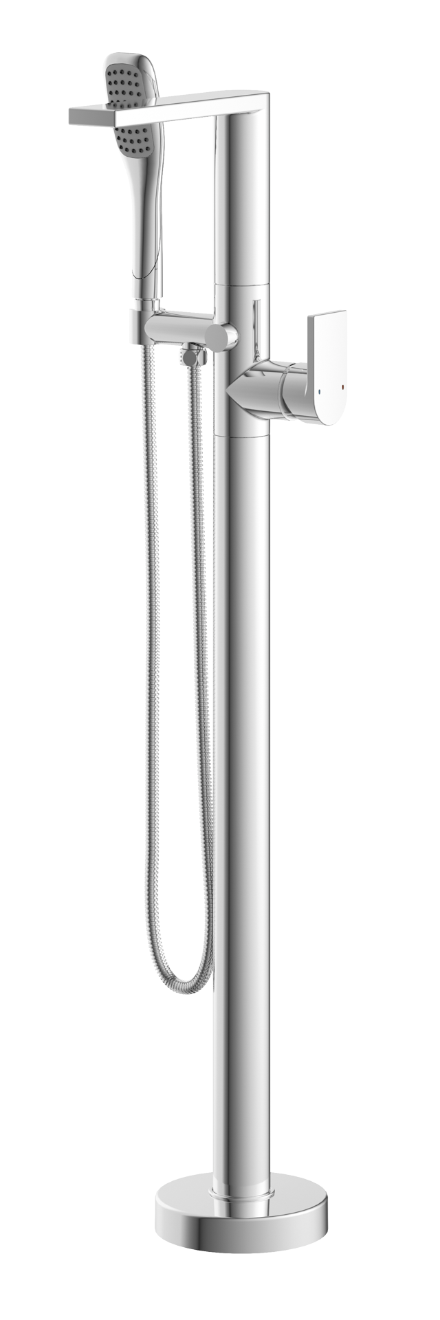 Aqualla Valeria Freestanding Bath Shower Mixer, Chrome