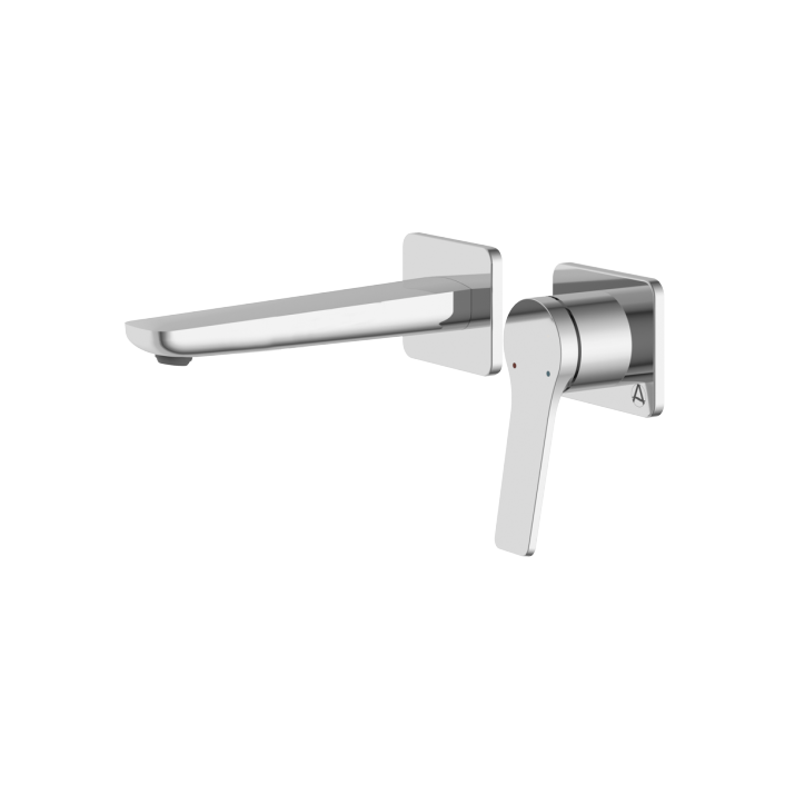 GS-av-wt Axis Wall Mounted Basin Mixer, Chrome