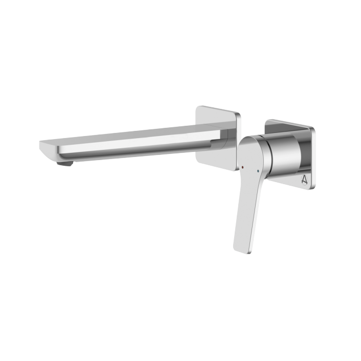 Aqualla Axis Wall Mounted Bath Filler, Chrome