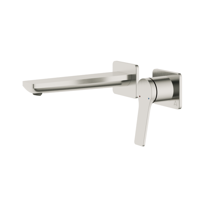 Aqualla Axis Wall Mounted Bath Filler, Brushed Nickel