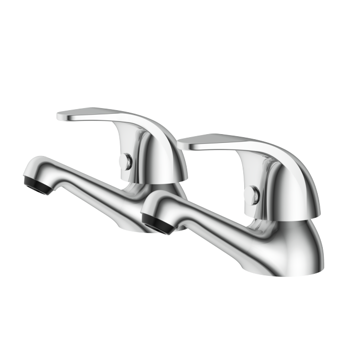 Aqualla Willow Bath Taps, Chrome