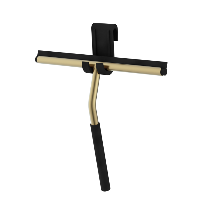 GS-s-wb-bb Atlas Shower Wiper Blade, Brushed Brass
