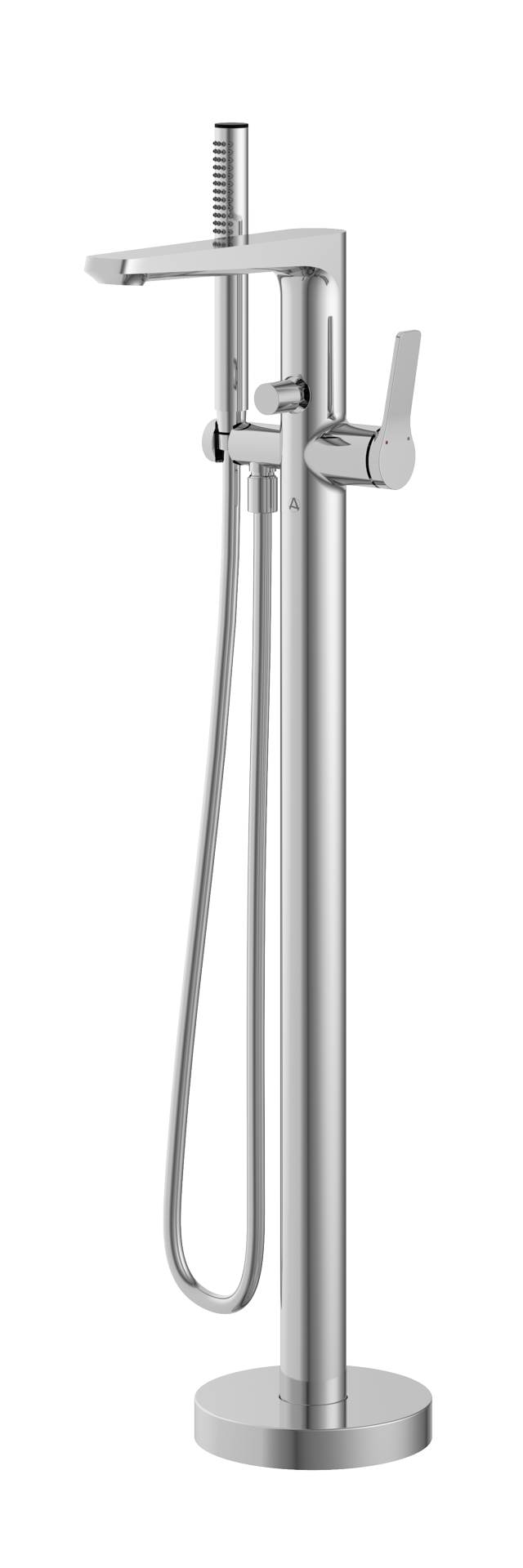 Aqualla Axis Freestanding Bath Shower Mixer, Chrome