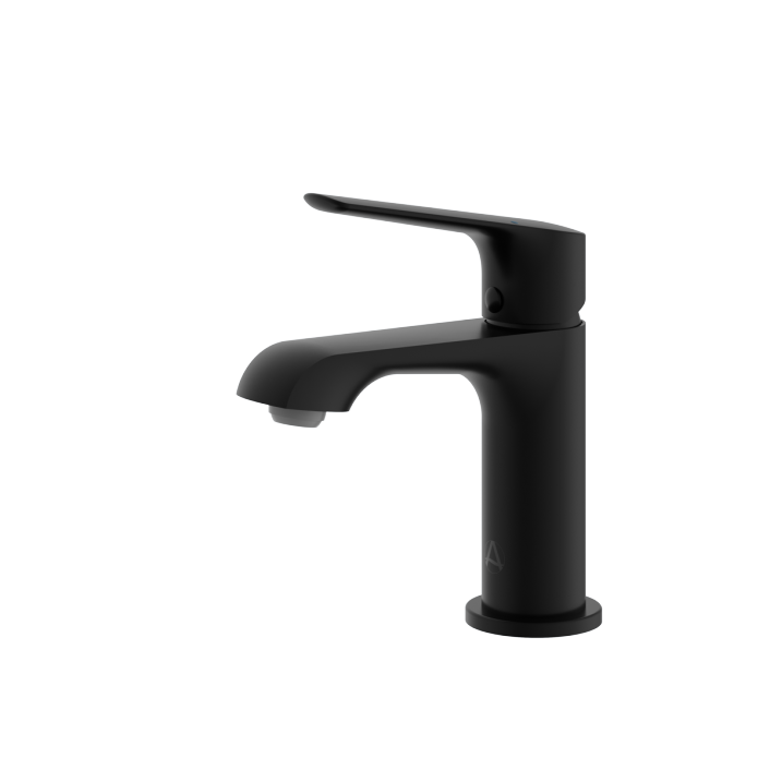 Aqualla Elodie Mini Basin Mono Mixer, Matt Black