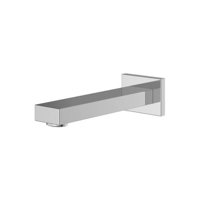 Aqualla Ferrum Square Bath Spout, Chrome