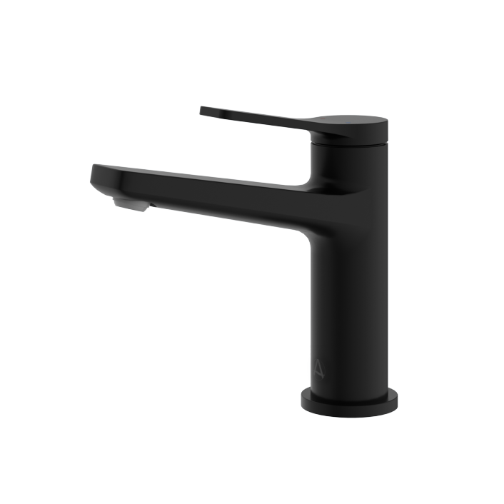 Aqualla Axis Basin Mixer, Matt Black
