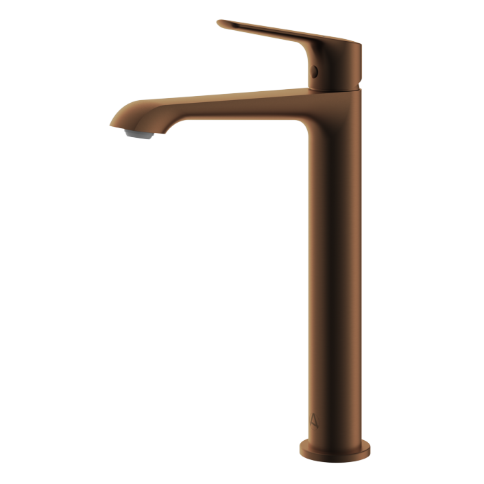 Aqualla Elodie Tall Basin Mono Mixer, Bronze