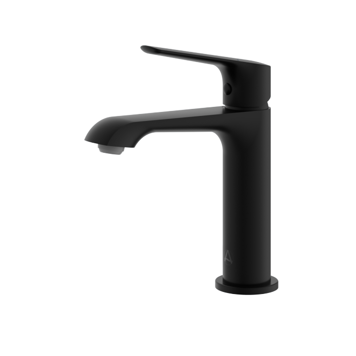 GS-ha-bm-bl Elodie Basin Mono Mixer, Matt Black