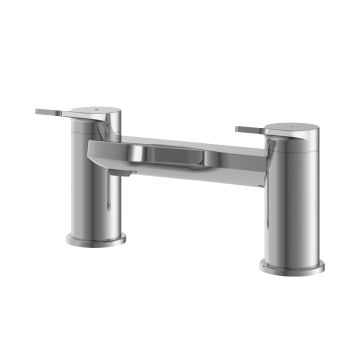 Aqualla Axis Bath Filler, Chrome