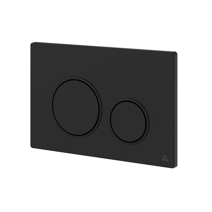 Aqualla Vesper Flush Plate, Matt Black