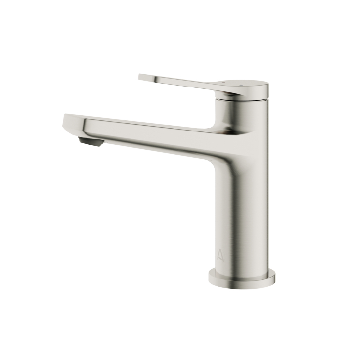 Aqualla Axis Basin Mixer, Brushed Nickel