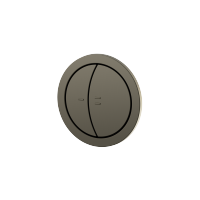 GS-fb-gg Vesper Flush Button, Gunmetal Grey