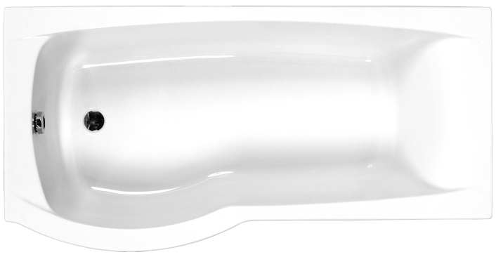 Carron Delta Sbath 1600 Left Hand P-Shaped Carronite Bath